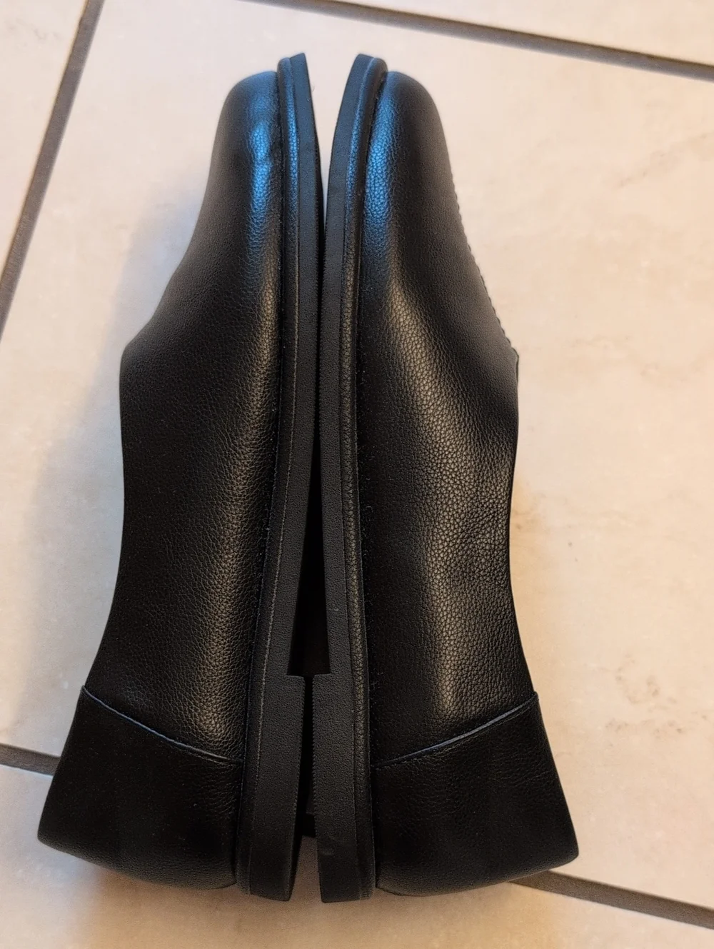 NEW UNIQLO : C Square Flat Shoes black Japanese Minimalist Style Size 7.5
